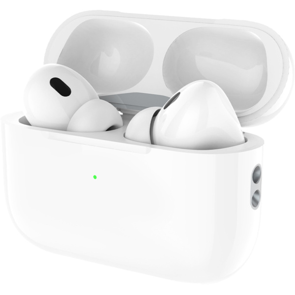 Беспроводные наушники Deppa с микрофоном Air Pro ANC, TWS, BT 5.2, 300 мАч, QI белые 1