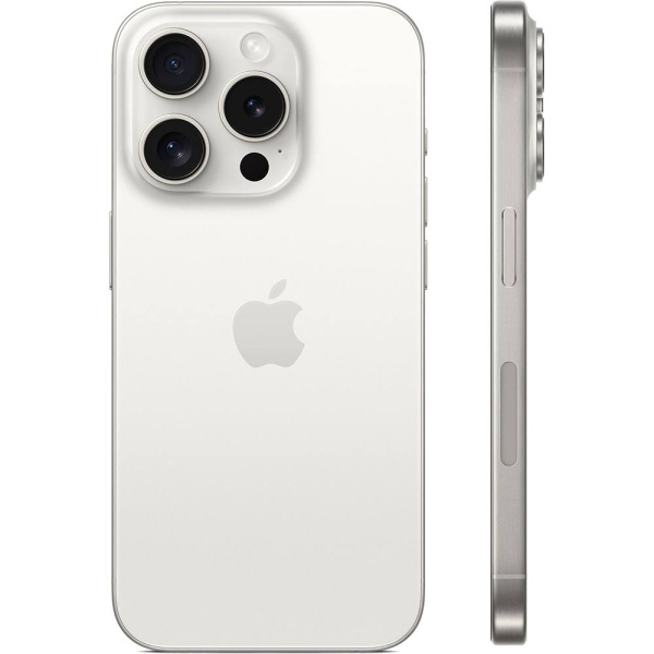 Смартфон Apple iPhone 15 Pro белый титан 2